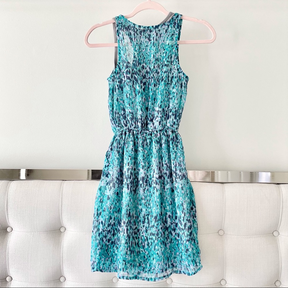 Double Layered Abstract Pattern Tank Dress - Picture 2 of 5